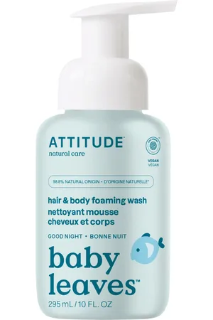 ATTITUDE Baby leaves 2-in-1 Hair & Body Foaming Wash - Good Night