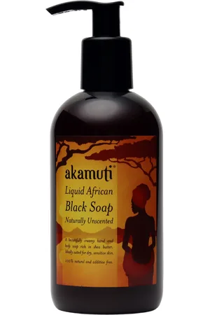 akamuti Liquid African Black Soap Unscented - 250 ml