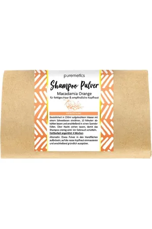 puremetics Shampoo in Polvere con Macadamia e Arancia - 50 g