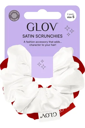 GLOV Scrunchies 2 Pack S - Red/White