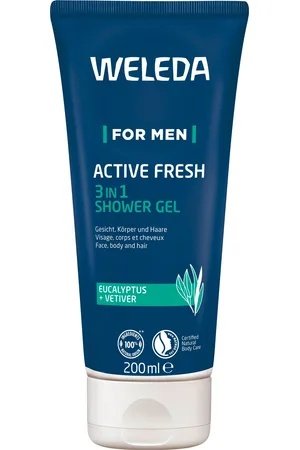 Weleda ForMen Active Fresh 3in1 Gel doccia - 200 ml