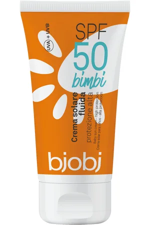 bjobj Crema Solare Fluida Protezione Alta Bimbi SPF50 - 100 ml