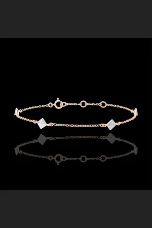 Edenly Bracciale Genesi - Diamanti Grezzi - oro rosa - 18 carati