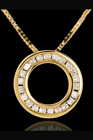Edenly Collana Pendolo - pavé - 18 carati - 22 Diamanti