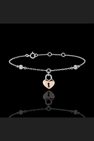 Edenly Bracciale Prezioso Segreto - Cuore - Oro rosa - 9 carati