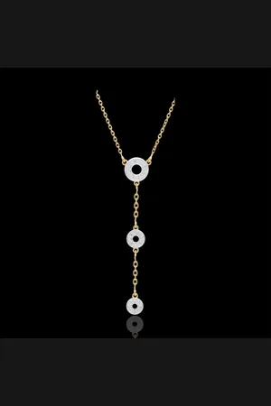 Edenly Collana Tala - Oro giallo - 9 carati - 16 Diamanti