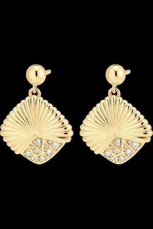 Edenly Orecchini Freschezza - Mare - 9 carati e diamanti