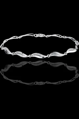 Edenly Bracciale Treccia - - 18 carati - 22 Diamanti