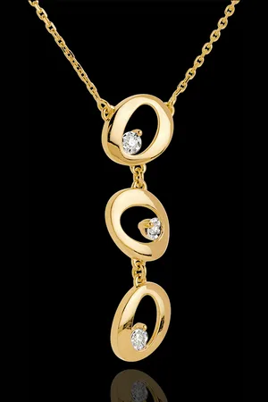 Edenly Collana Pampilles - - 18 carati - 3 Diamanti
