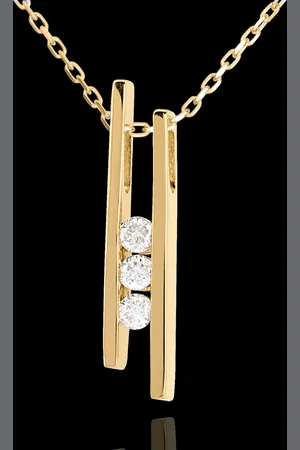 Edenly Collana Diapason Trilogy - - 18 carati - 3 Diamanti
