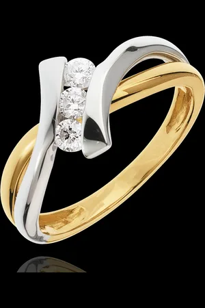 Edenly Anello Trilogy Nido Prezioso - Dolce Vita - Oro giallo e Oro bianco