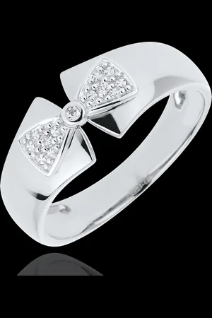 Edenly Anello Fiocco Amelie - - 9 carati - 2 Diamanti