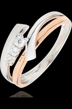 Edenly Anello di fidanzamento Nido Prezioso - Trilogy variazione - Oro rosa e