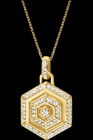 Edenly Collana Hexad - 9 carati con diamanti