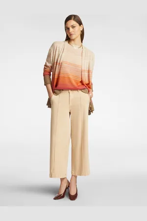 Elena Miro Pantaloni wide leg cropped Donna