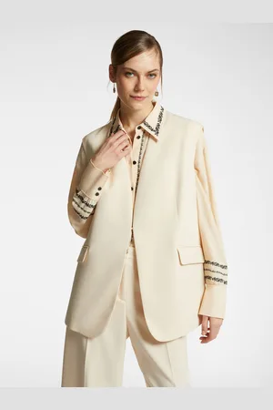 Elena Miro Blazer senza maniche in crepe cady Donna