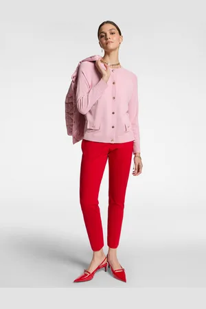 Elena Miro Pantaloni slim fit in punto Milano Donna