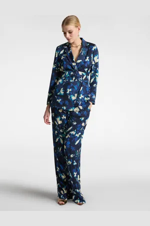 Elena Miro Pantaloni eleganti floreali Donna