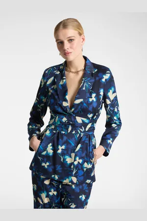 Elena Miro Giacca elegante stampata con cintura Donna