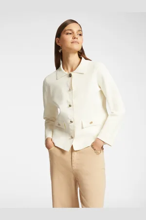 Elena Miro Giacca in tricot con bottoni Donna