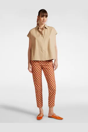 Elena Miro Pantaloni dritti stampati Donna