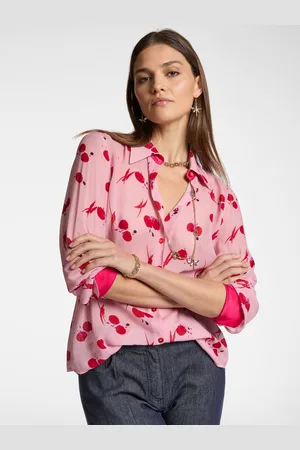 Elena Miro Camicia stampata in georgette Donna