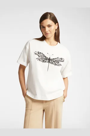 Elena Miro T-shirt con libellula Donna