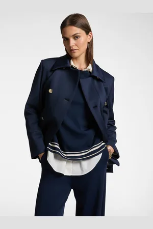 Elena Miro Peacoat in tessuto scuba Donna
