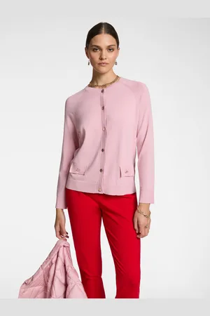 Elena Miro Cardigan corto con bottoni Monogram Donna