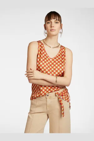 Elena Miro Top dalla stampa Monogram Donna