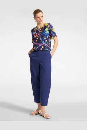 Elena Miro Pantaloni balloon in cotone stretch Donna