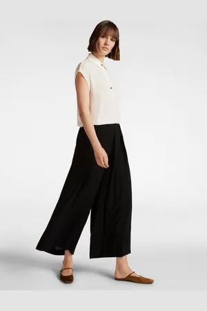 Elena Miro Pantaloni ampi con pieghe Donna