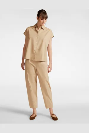 Elena Miro Pantaloni balloon in cotone stretch Donna