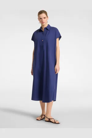 Elena Miro Abito midi in popeline Donna