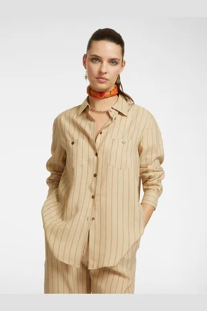 Elena Miro Camicia gessata con taschini Donna