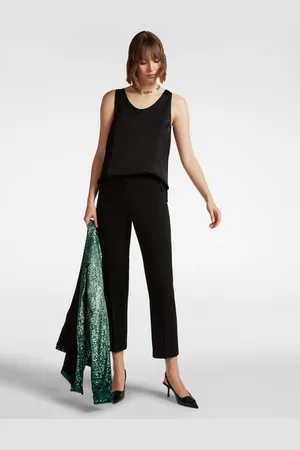 Elena Miro Pantaloni dritti in cady stretch Donna