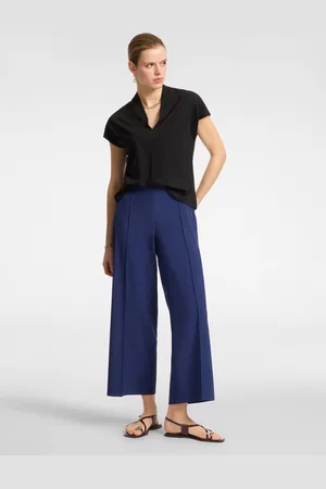 Elena Miro Pantaloni dritti in tessuto leggero Donna