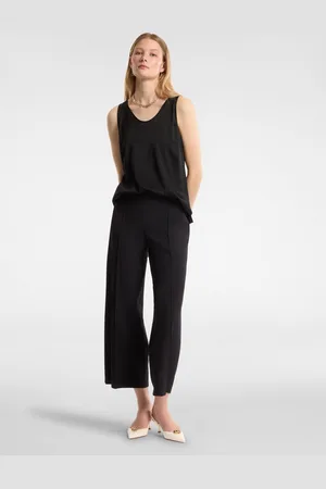 Elena Miro Pantaloni dritti in tessuto leggero Donna