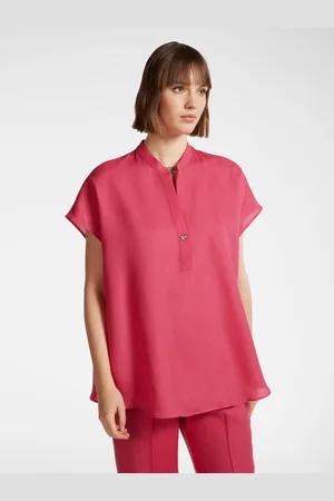 Elena Miro Blusa a kimono in lino Donna