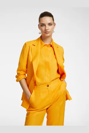 Elena Miro Blazer in lino con tasche Donna