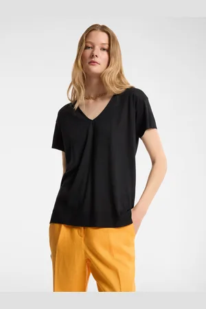 Elena Miro T-shirt con scollo a V Donna