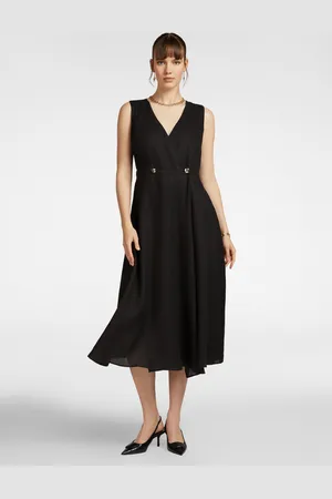 Elena Miro Wrap dress in lino Donna