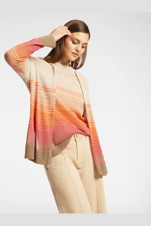 Elena Miro Cardigan a righe sfumate Donna