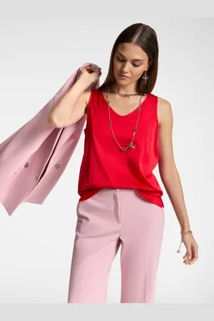Elena Miro Top V neck in viscosa stretch Donna
