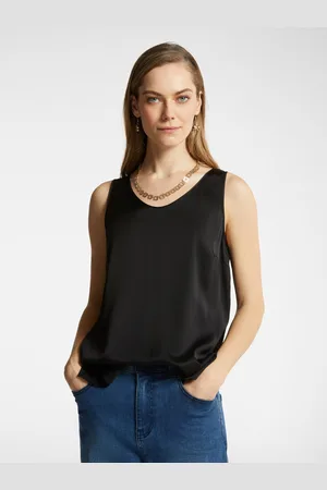 Elena Miro Top V neck in viscosa stretch Donna