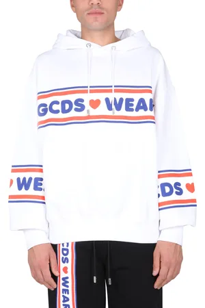 GCDS Felpa con logo "cute tape"