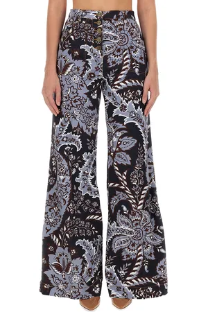 Etro Jeans flare con stampa paisley