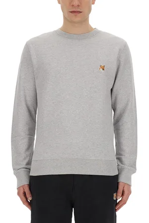 Maison Kitsuné Felpa con patch fox head