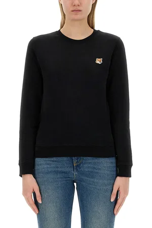 Maison Kitsuné Felpa con patch fox