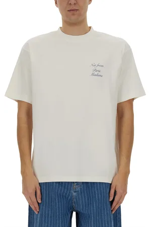 Drôle de Monsieur T-shirt con slogan in corsivo